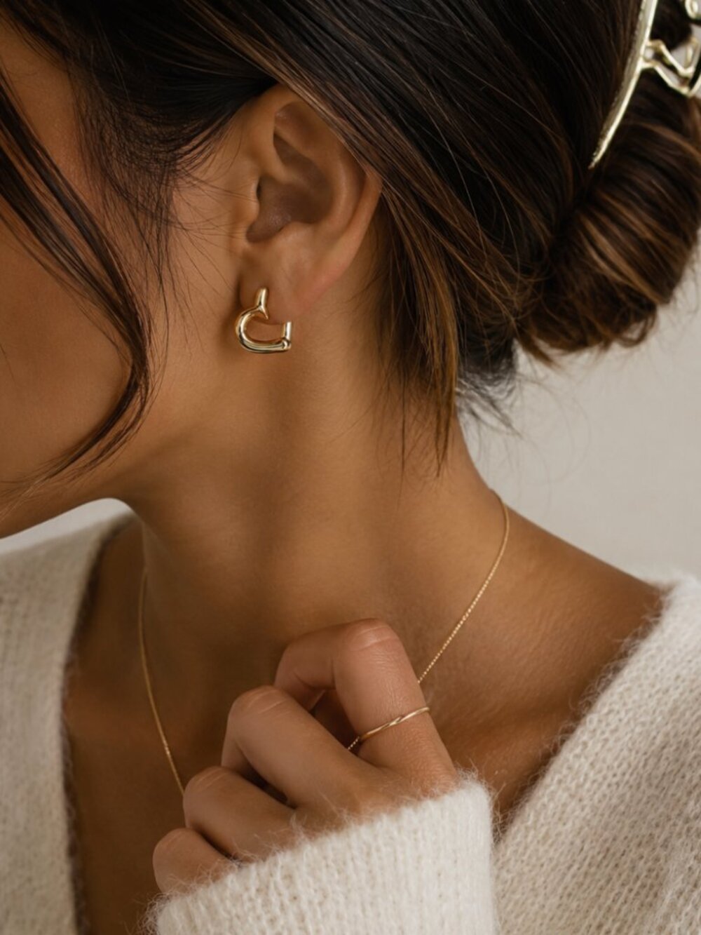 925 Sterling Silver Heart Huggie Earrings Small Heart Hoop Earrings